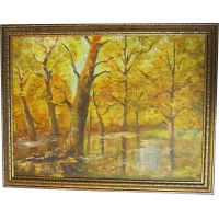 Картина «Золотая осень» маслом на холсте, 2011