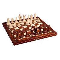 Шахматы 2016 Mini Royal, коричневые