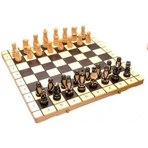 Деревянные шахматы 3132 Pop, коричневые