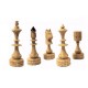 Деревянные шахматы 3123 Indian со вставкой, коричневые