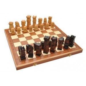 Деревянные шахматы 3116 Orawa Intarsia, коричневые