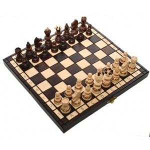 Деревянные шахматы 3134 Pearl Small, коричневые