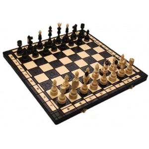 Деревянные шахматы 311901 Indian Large, коричневые