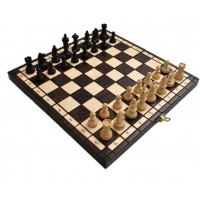 Деревянные шахматы 312201 Olimpic Small, коричневые