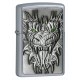 Бензиновая зажигалка Zippo 24901 Green Eyed Monster Emblem Street Chrome
