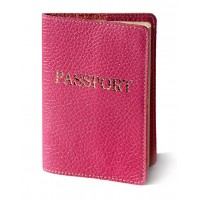 Для паспорта обложка (розовый) тиснение золотом "PASSPORT"