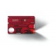  Набор кредитка с форнмриком Victorinox SwissCard Lite 0.7300.T, красный