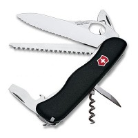 Очень удобный швейцарский нож Victorinox Forester 0.8363.MW3 чёрный нейлон