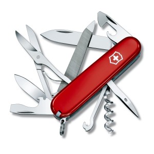 Швейцарский нож для альпинистов Victorinox Swiss Army Mountaineer 1.3743  красный